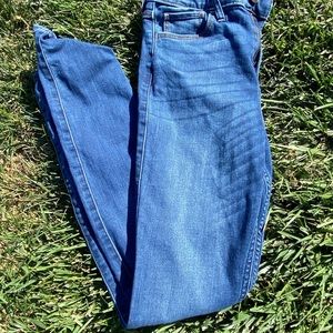 high rise super skinny hollister jeans